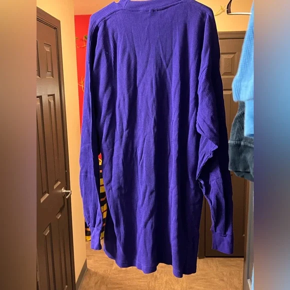 👀All 👉🏾(4)👈🏾….6xL Thermal Shirts Men’s 💜💙🖤 …$15 - Picture 3 of 15